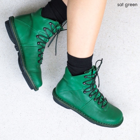 Trippen Alpin F Brown Leather Lace-Up Boots Women’s EU 38 - Picture 3 of 9